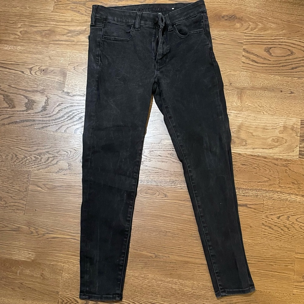 American Eagle, Size 6 SHORT, Black Jegging